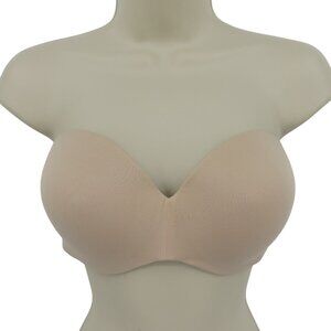 Maidenform 38C SE0004 Self Expressions Beige Strapless Underwire Bra Padded